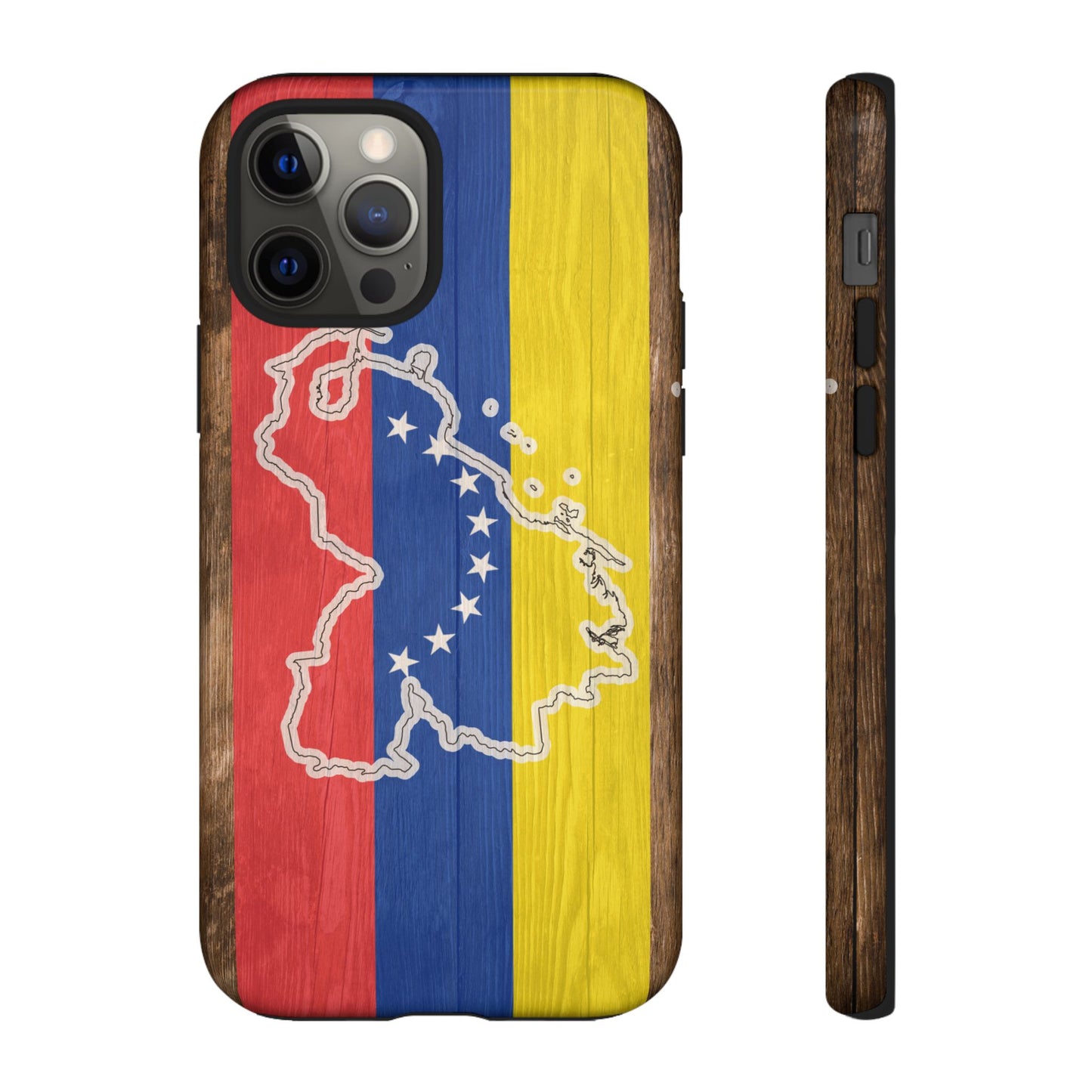 Venezuela Flag Phone Map Case Protective Tough Cover Flag of Venezuela Samsung Venezuelan Pride Hard Plastic Back Venezuela Map Cover