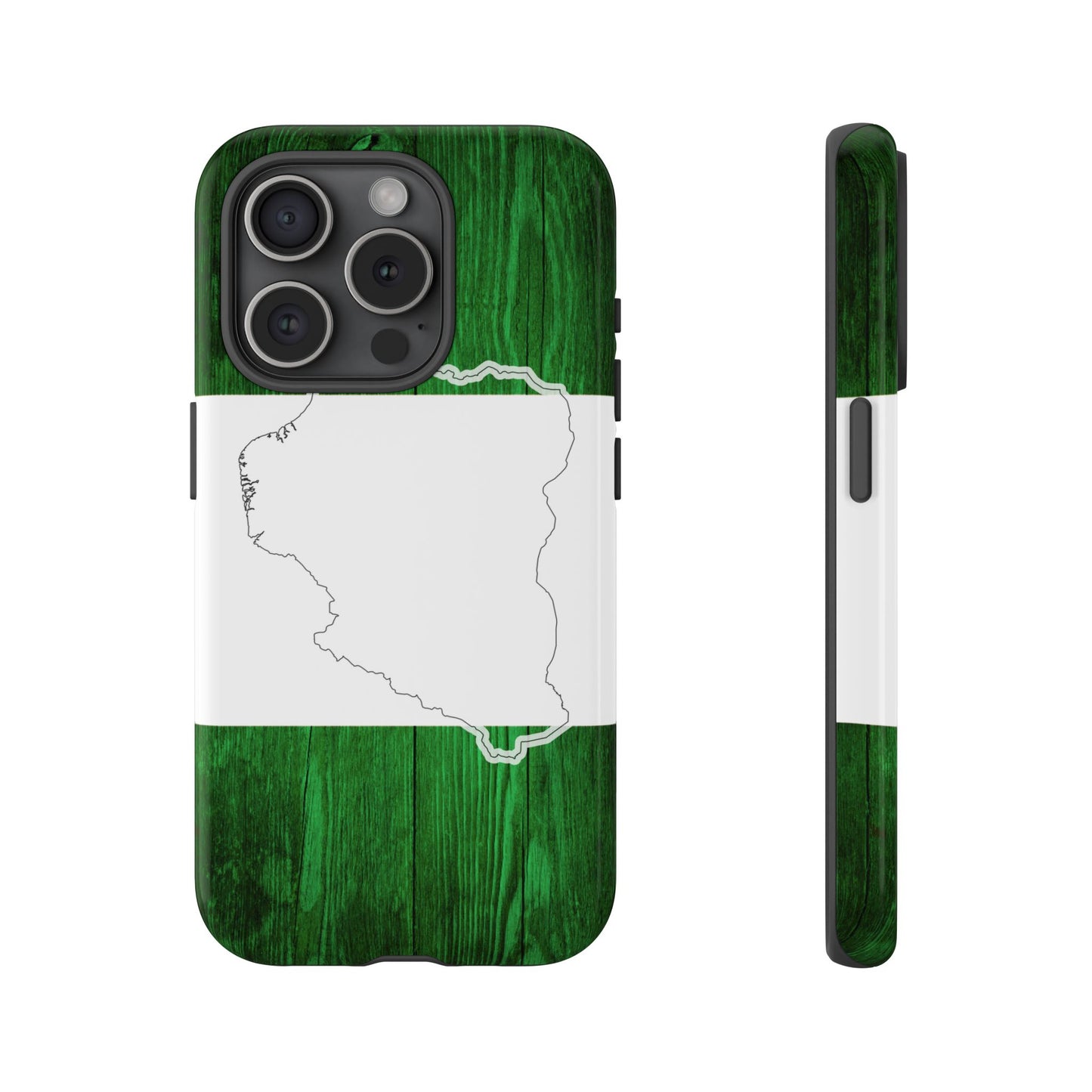 Nigeria Flag Phone Case, African Nation Protective Cover, Nigeria Pride Accessory, Tough Phone Case for Patriots, Nigerian Flag Mobile Case