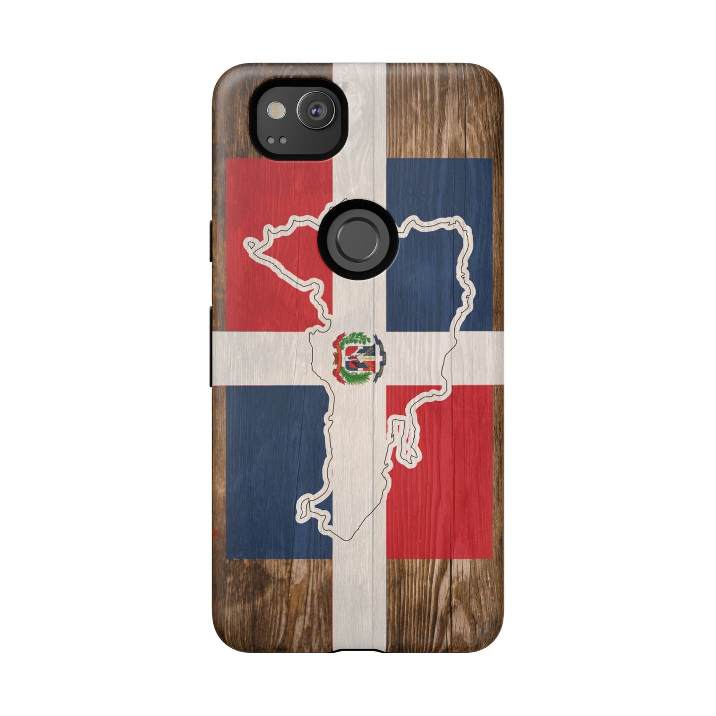 Dominican Republic Flag Phone Map Case Protective Tough Cover Flag of Dominican Pride Hard Plastic Back DR Flag Cover Dominicana
