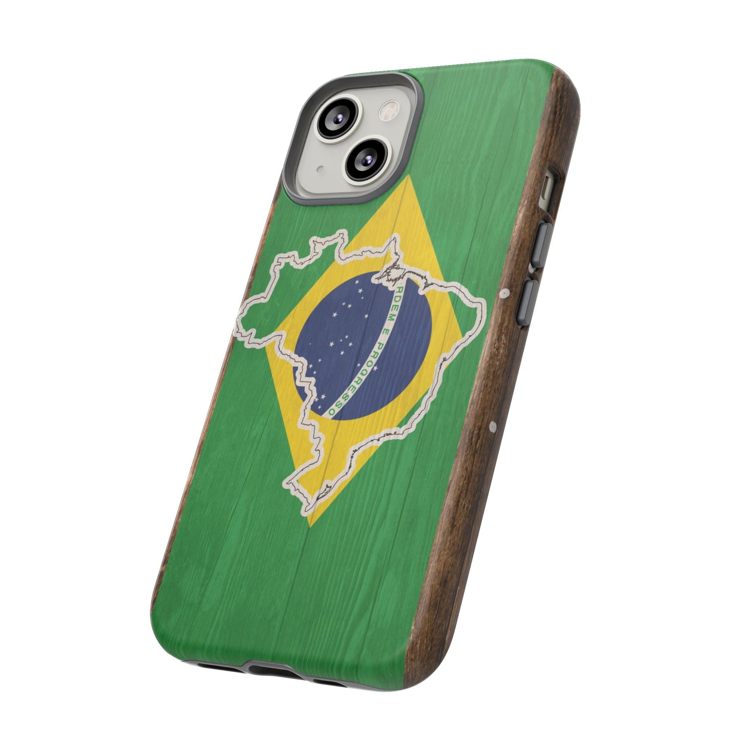 Brazil Flag Phone Map Case Protective Tough Cover Flag of Brazil Samsung Brazilian Pride Hard Plastic Back Brazil Flag Cover