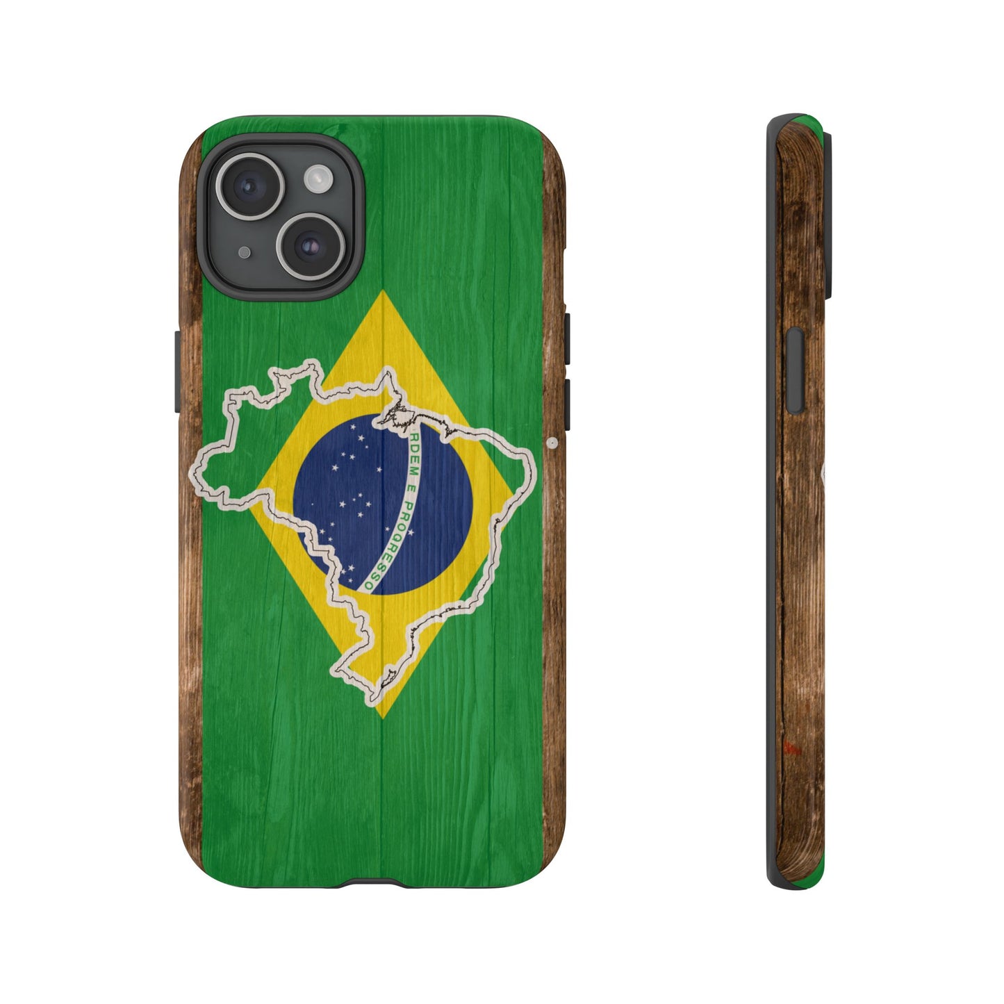 Brazil Flag Phone Map Case Protective Tough Cover Flag of Brazil Samsung Brazilian Pride Hard Plastic Back Brazil Flag Cover