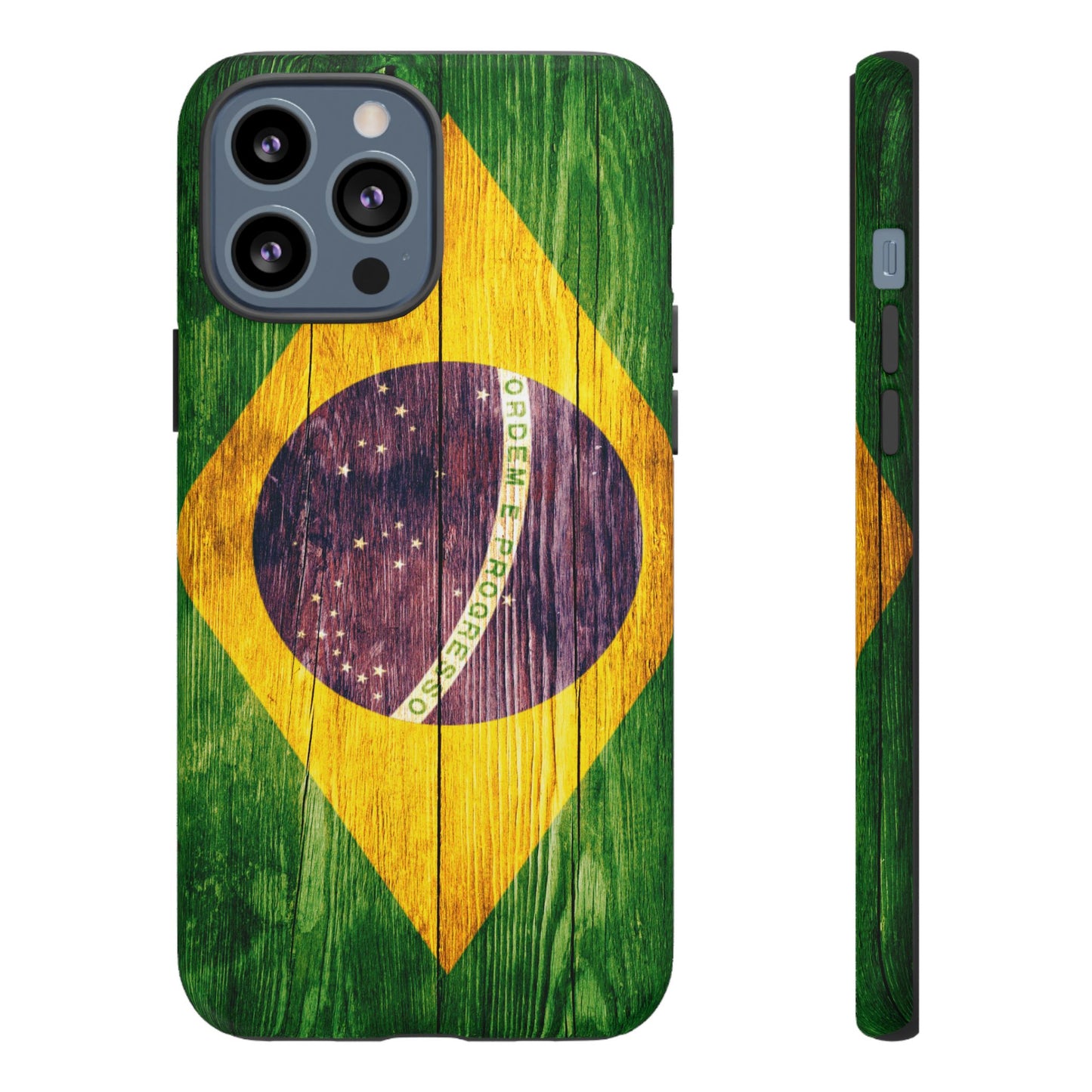 Brazil Phone Case Protective Tough Cover Flag of Brazil Samsung Brazilian Pride Hard Plastic Back Brazil Flag Cover IPhone Souvenir Gift Protective Case