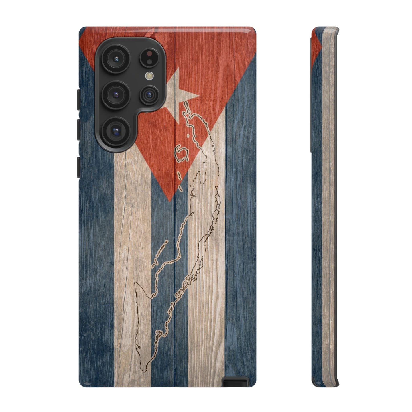 Phone Case Cuban Flag iPhone Case Protective Tough Cover Flag of Cuba Samsung Galaxy Cuban Pride Huawei P40 Lite Hard Plastic Back