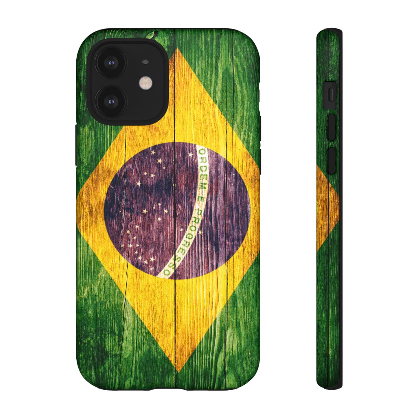 Brazil Phone Case Protective Tough Cover Flag of Brazil Samsung Brazilian Pride Hard Plastic Back Brazil Flag Cover IPhone Souvenir Gift Protective Case