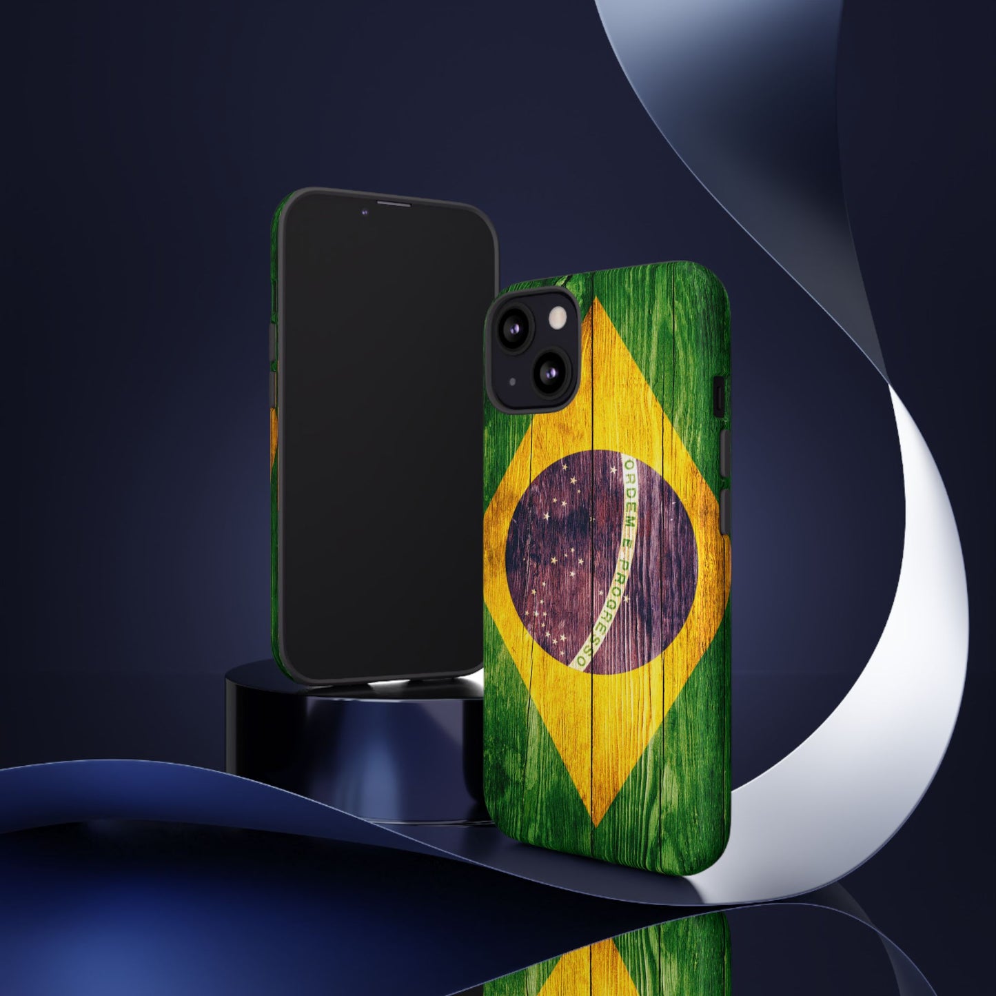 Brazil Phone Case Protective Tough Cover Flag of Brazil Samsung Brazilian Pride Hard Plastic Back Brazil Flag Cover IPhone Souvenir Gift Protective Case