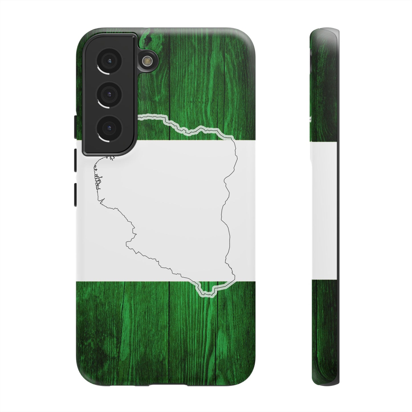 Nigeria Flag Phone Case, African Nation Protective Cover, Nigeria Pride Accessory, Tough Phone Case for Patriots, Nigerian Flag Mobile Case