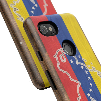 Venezuela Flag Phone Map Case Protective Tough Cover Flag of Venezuela Samsung Venezuelan Pride Hard Plastic Back Venezuela Map Cover
