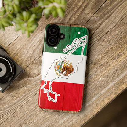 Phone Case, Mexican Flag Tough Case, Patriotic Mexico Phone Cover, Rugged Phone Protector, National Flag Phone Sleeve, Cinco de Mayo Gift