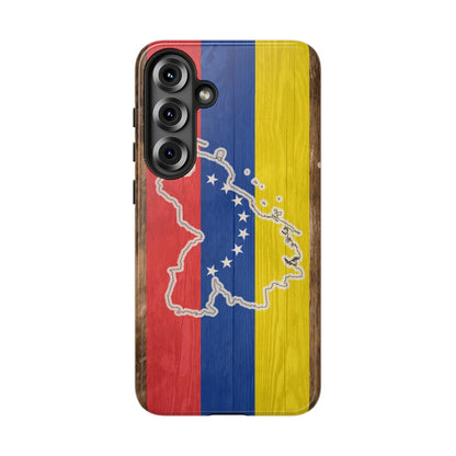 Venezuela Flag Phone Map Case Protective Tough Cover Flag of Venezuela Samsung Venezuelan Pride Hard Plastic Back Venezuela Map Cover