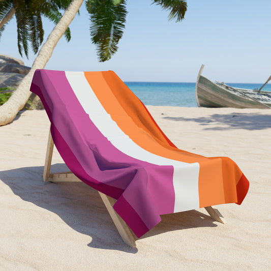 Lesbian Pride Beach Towel