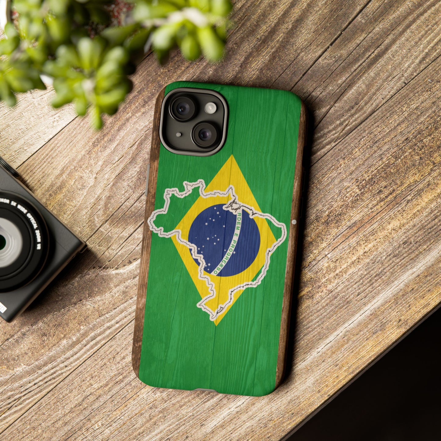 Brazil Flag Phone Map Case Protective Tough Cover Flag of Brazil Samsung Brazilian Pride Hard Plastic Back Brazil Flag Cover