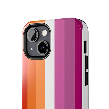 Lesbian Flag tough Impact-Resistant Phone Case