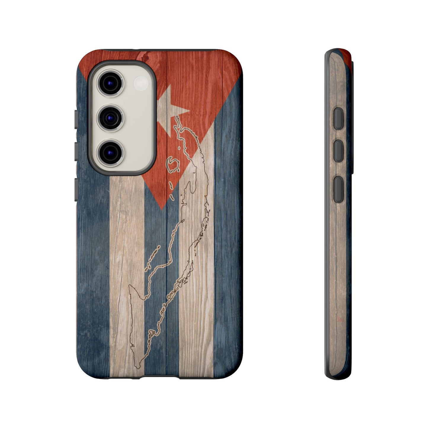 Phone Case Cuban Flag iPhone Case Protective Tough Cover Flag of Cuba Samsung Galaxy Cuban Pride Huawei P40 Lite Hard Plastic Back