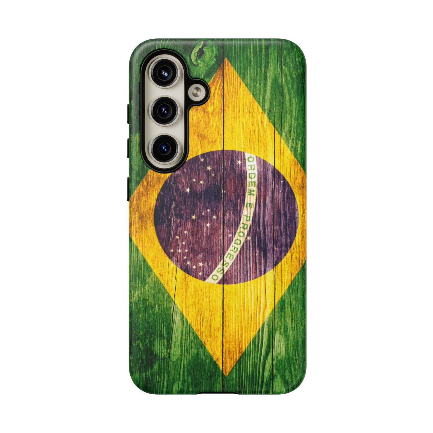 Brazil Phone Case Protective Tough Cover Flag of Brazil Samsung Brazilian Pride Hard Plastic Back Brazil Flag Cover IPhone Souvenir Gift Protective Case