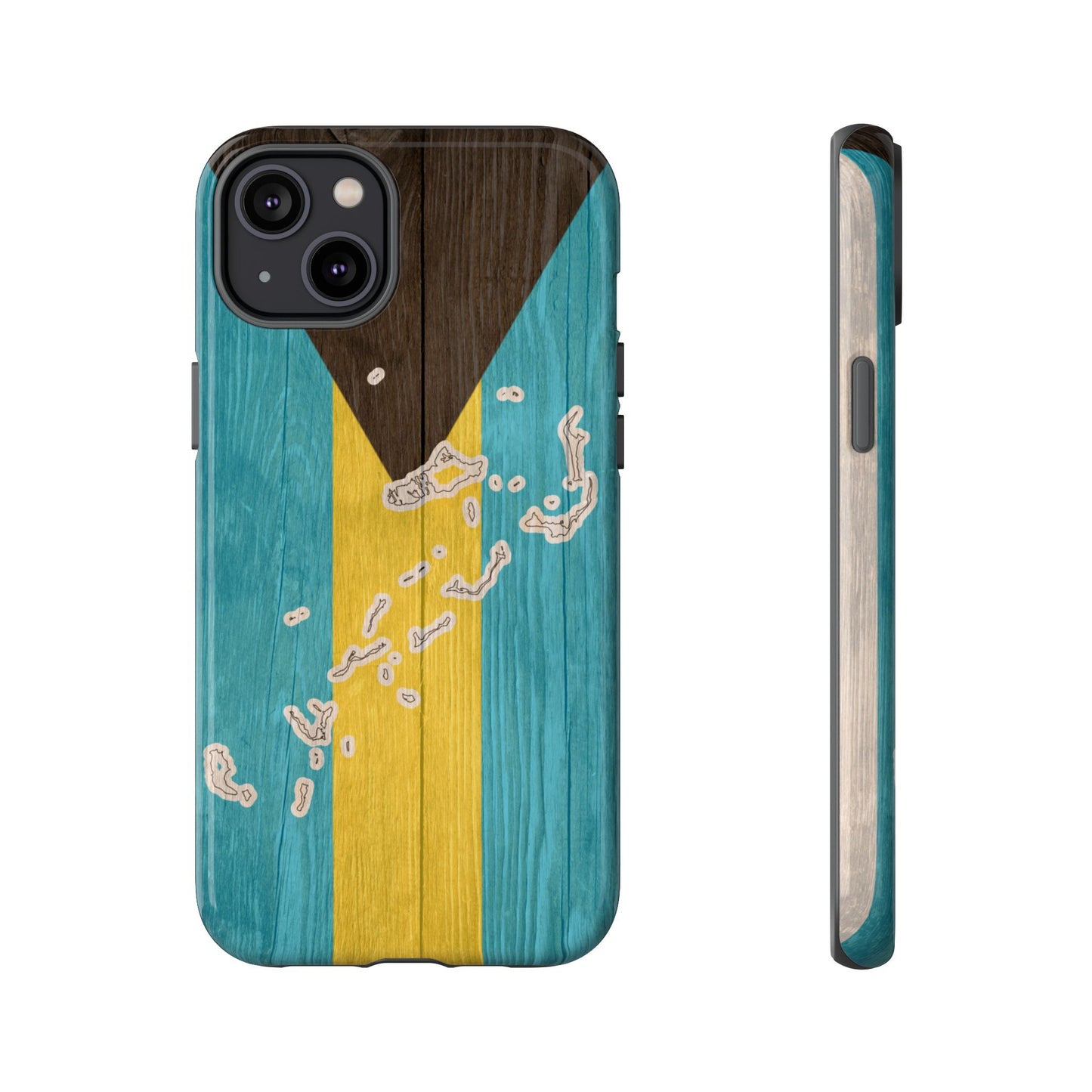 Bahamas Flag Phone Map Case Protective Tough Cover Flag of Bahamas Samsung Bahamian Pride Hard Plastic Back Bahamas Flag Cover