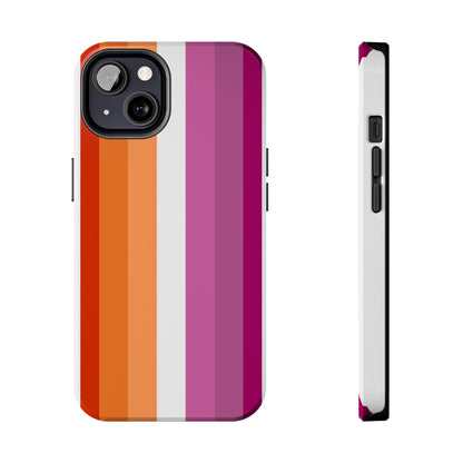 Lesbian Flag tough Impact-Resistant Phone Case