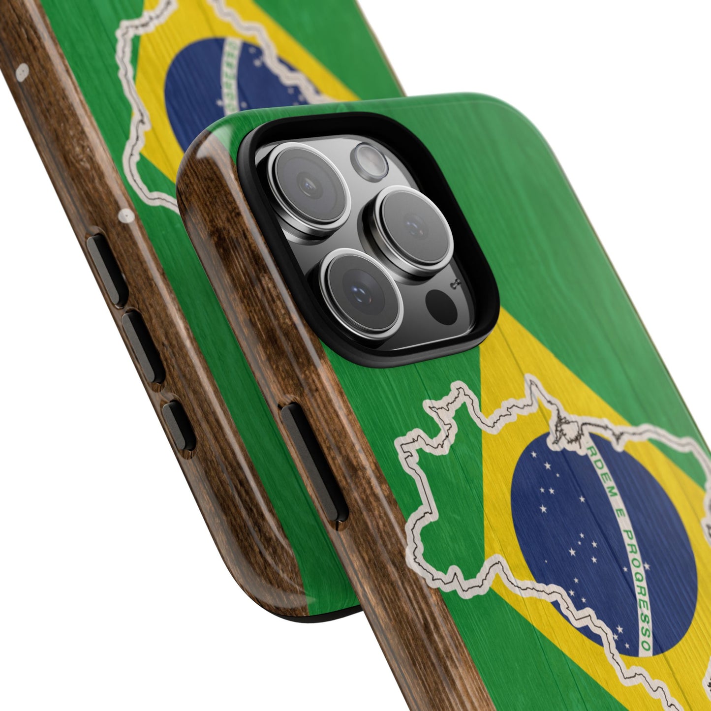 Brazil Flag Phone Map Case Protective Tough Cover Flag of Brazil Samsung Brazilian Pride Hard Plastic Back Brazil Flag Cover