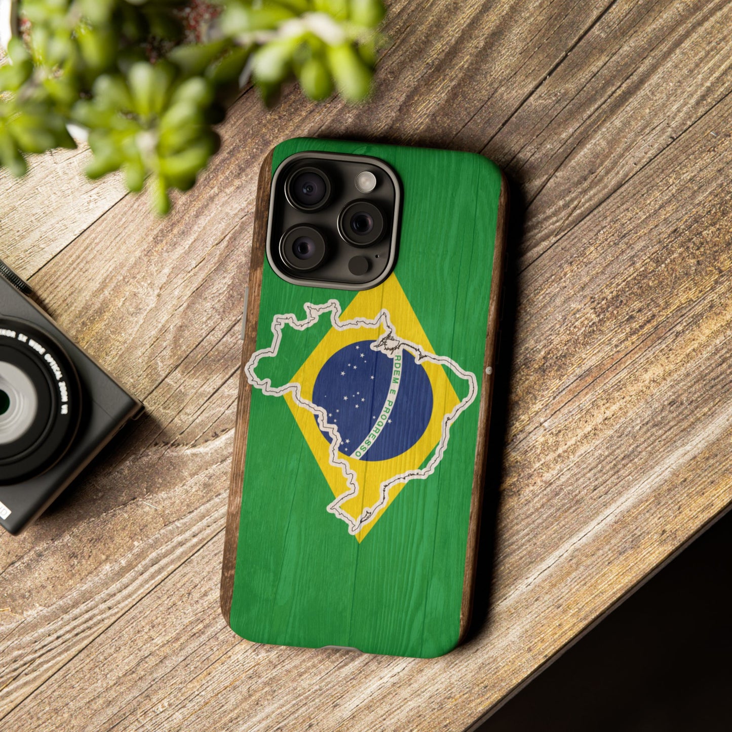 Brazil Flag Phone Map Case Protective Tough Cover Flag of Brazil Samsung Brazilian Pride Hard Plastic Back Brazil Flag Cover