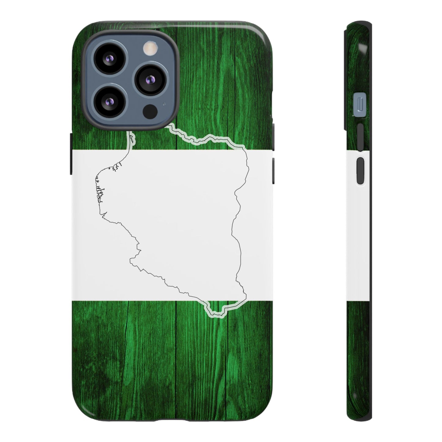 Nigeria Flag Phone Case, African Nation Protective Cover, Nigeria Pride Accessory, Tough Phone Case for Patriots, Nigerian Flag Mobile Case