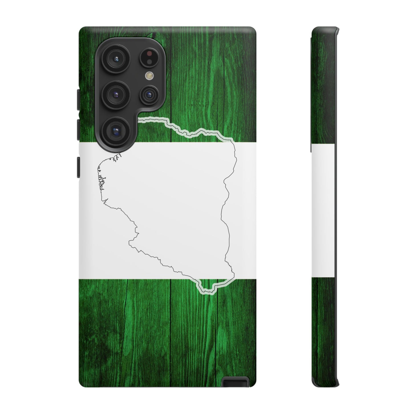 Nigeria Flag Phone Case, African Nation Protective Cover, Nigeria Pride Accessory, Tough Phone Case for Patriots, Nigerian Flag Mobile Case