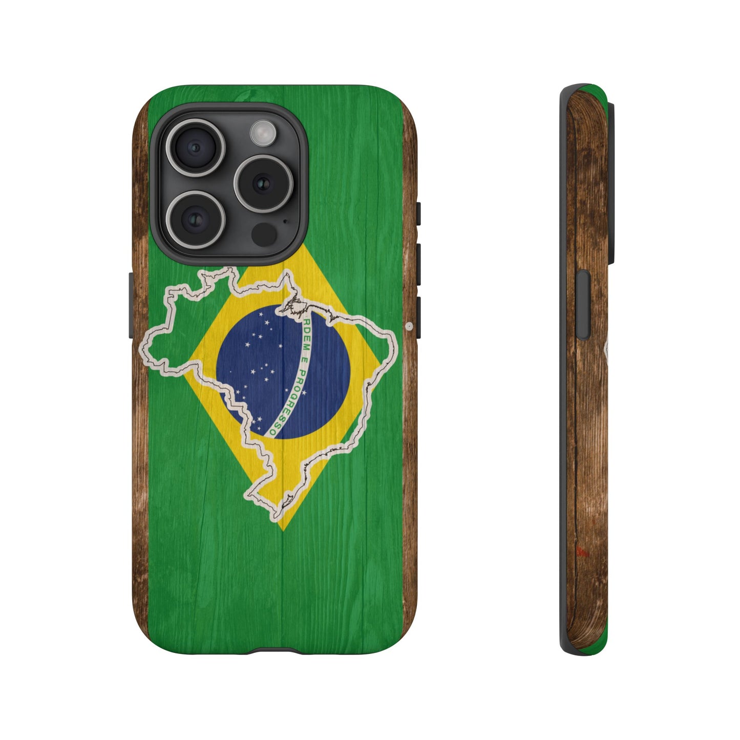 Brazil Flag Phone Map Case Protective Tough Cover Flag of Brazil Samsung Brazilian Pride Hard Plastic Back Brazil Flag Cover