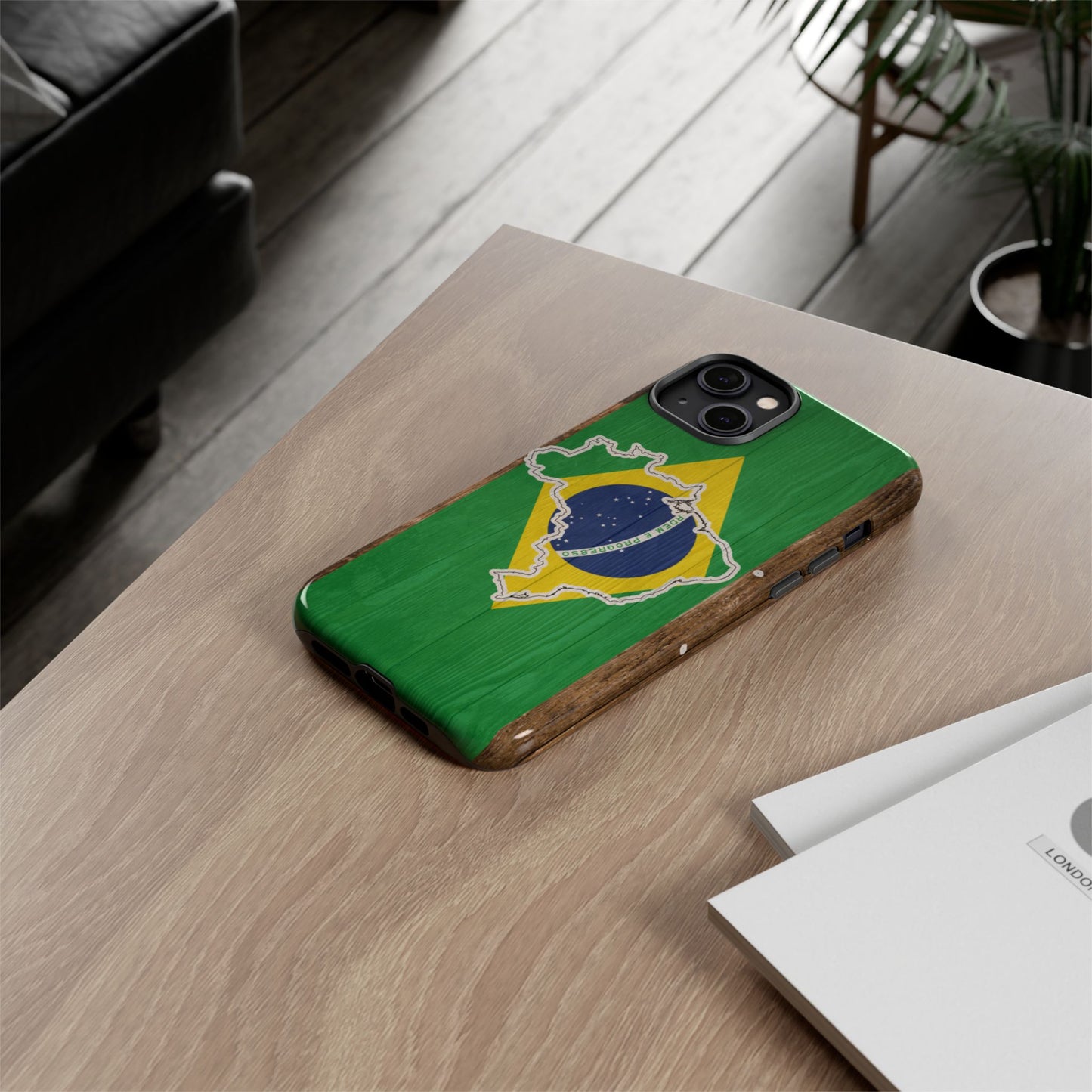 Brazil Flag Phone Map Case Protective Tough Cover Flag of Brazil Samsung Brazilian Pride Hard Plastic Back Brazil Flag Cover