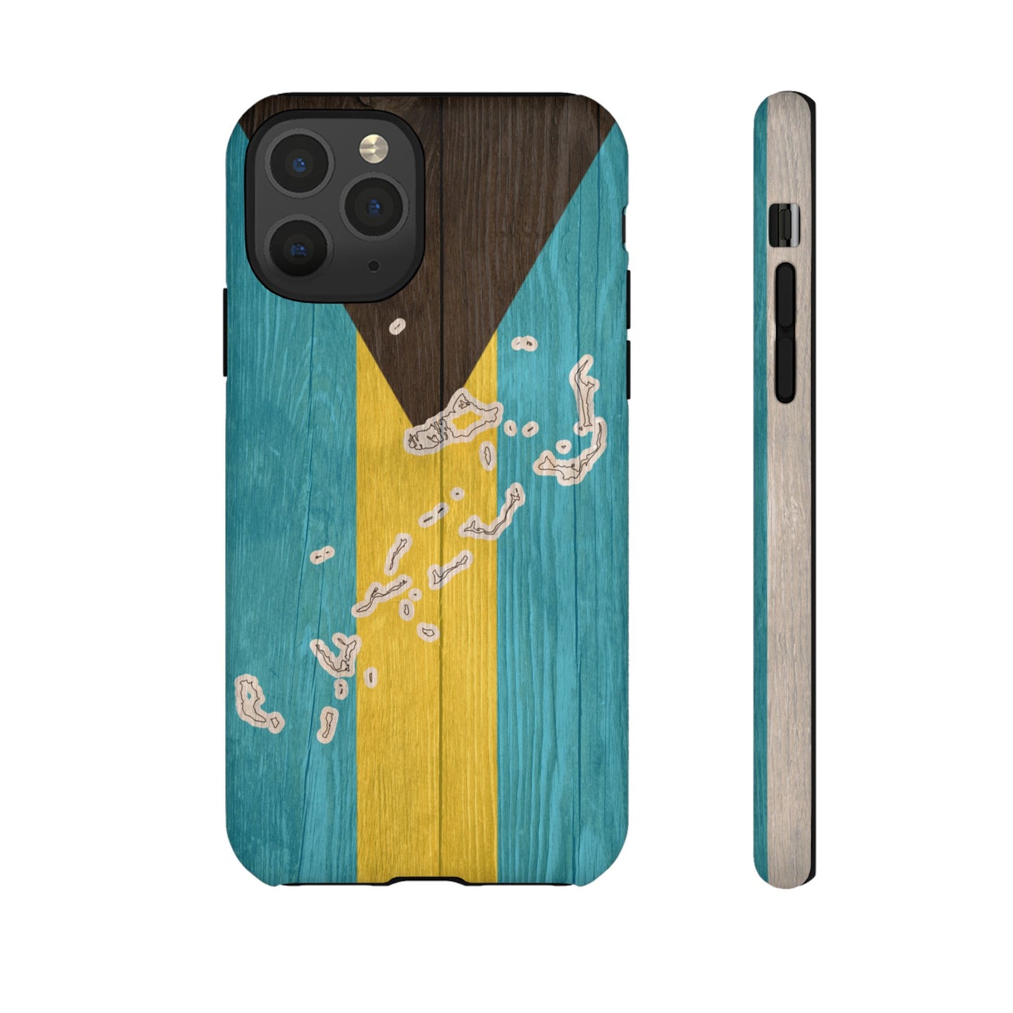 Bahamas Flag Phone Map Case Protective Tough Cover Flag of Bahamas Samsung Bahamian Pride Hard Plastic Back Bahamas Flag Cover