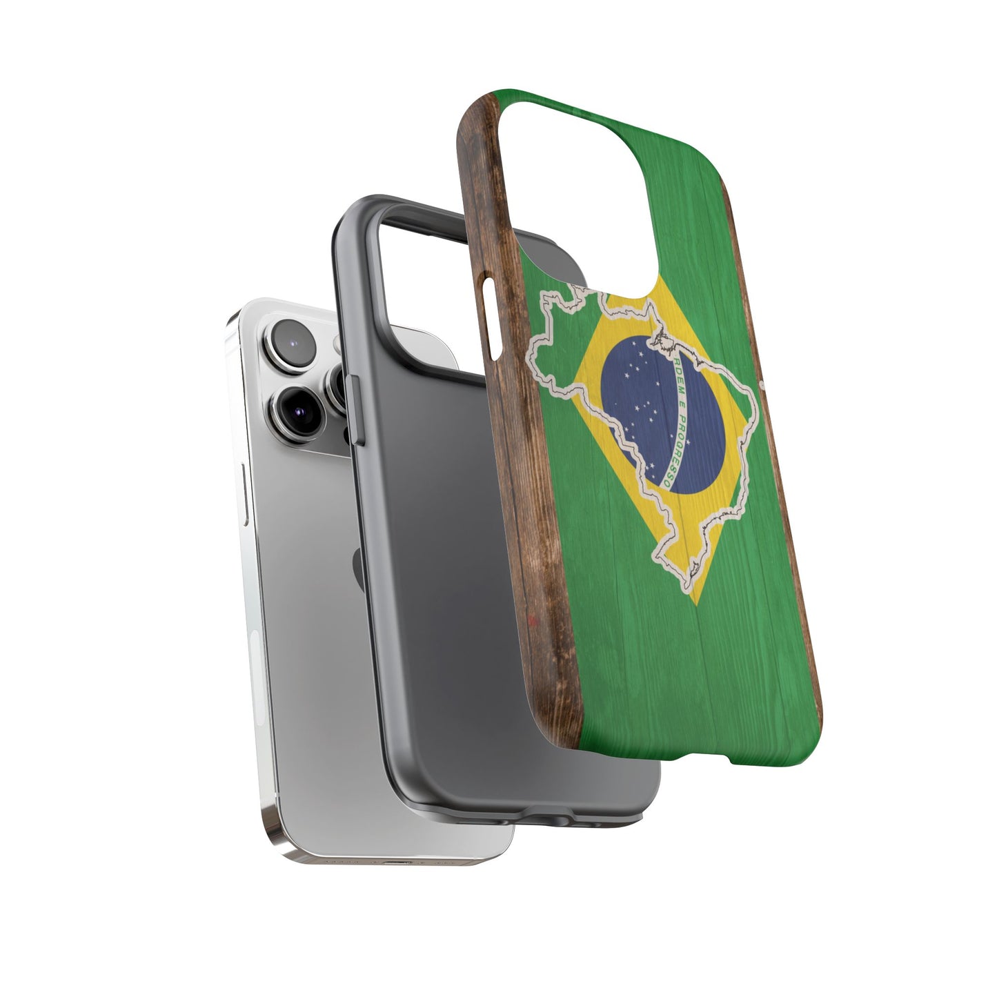 Brazil Flag Phone Map Case Protective Tough Cover Flag of Brazil Samsung Brazilian Pride Hard Plastic Back Brazil Flag Cover