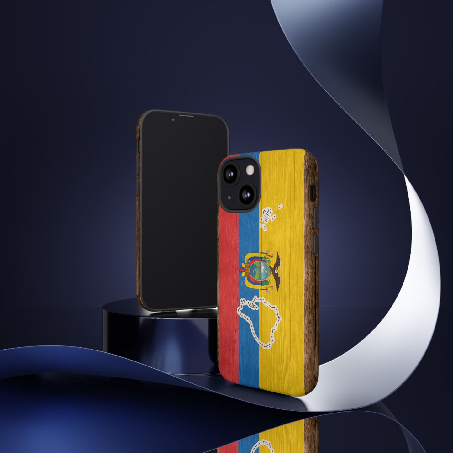 Ecuador Flag Phone Map Case Protective Tough Cover Flag of Ecuador Samsung Ecuadorian Pride Hard Plastic Back Ecuadorian Flag Cover