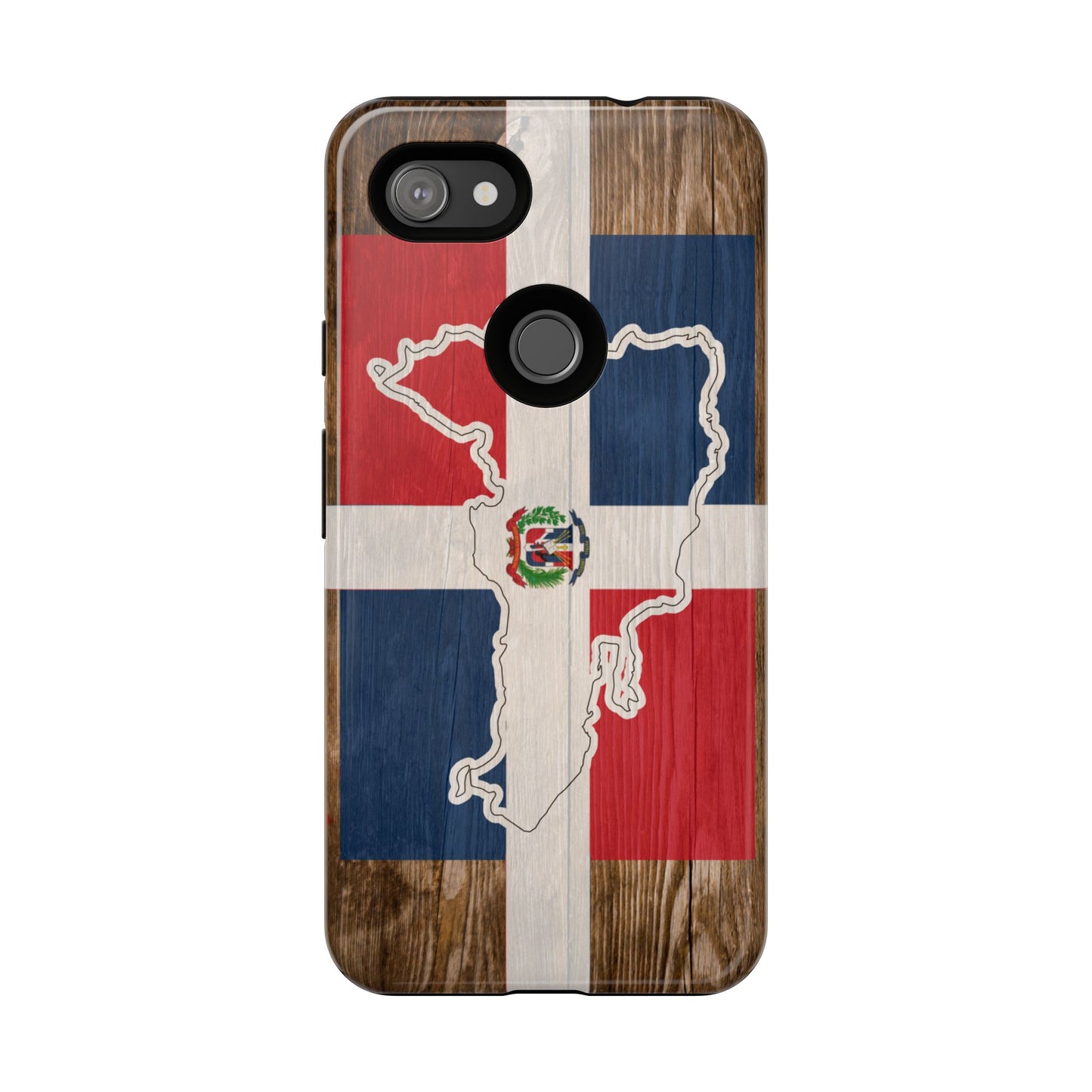 Dominican Republic Flag Phone Map Case Protective Tough Cover Flag of Dominican Pride Hard Plastic Back DR Flag Cover Dominicana