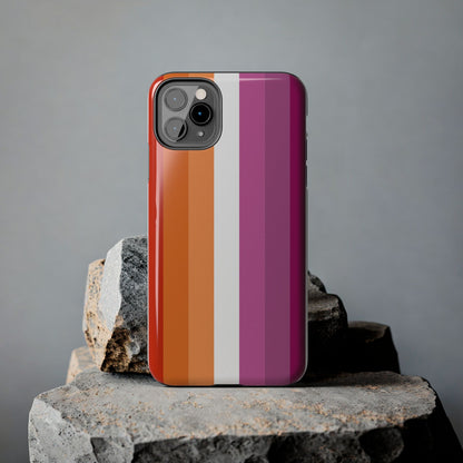 Lesbian Flag tough Impact-Resistant Phone Case
