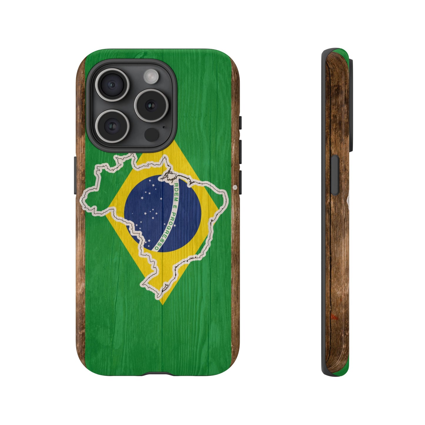 Brazil Flag Phone Map Case Protective Tough Cover Flag of Brazil Samsung Brazilian Pride Hard Plastic Back Brazil Flag Cover