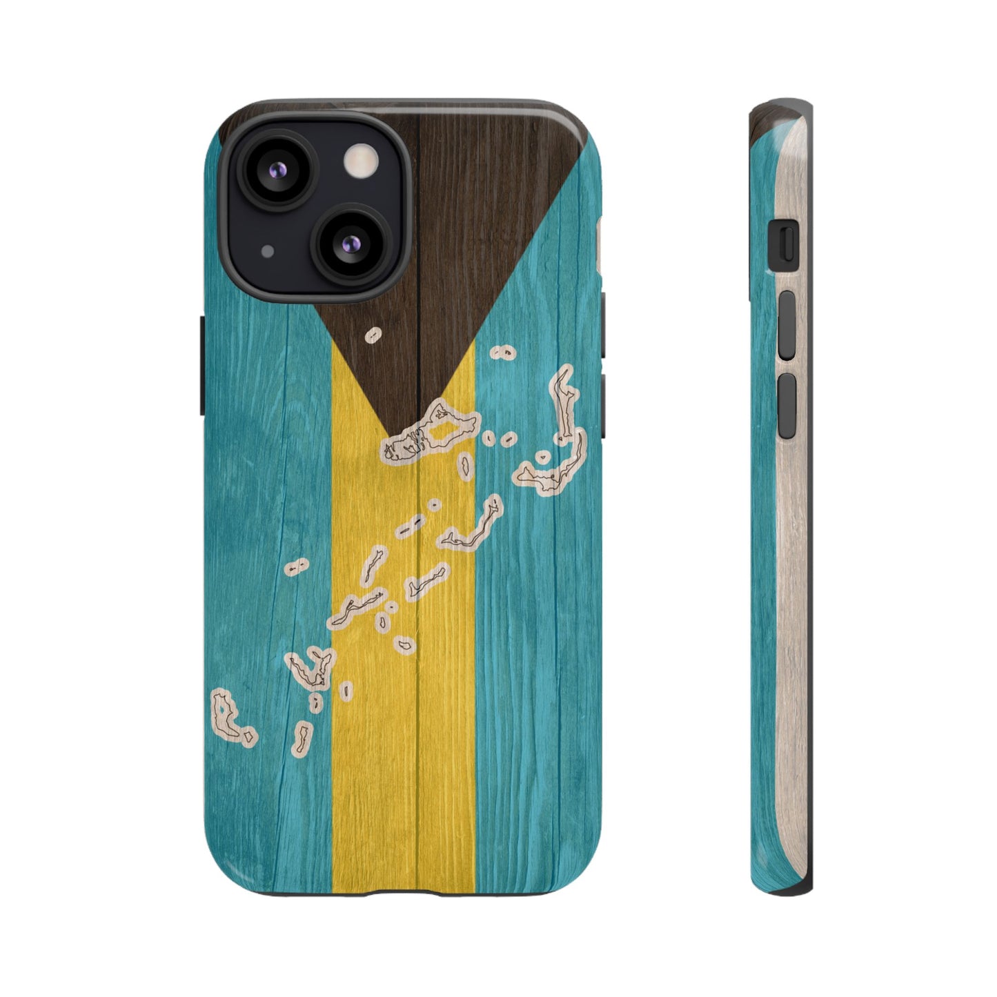Bahamas Flag Phone Map Case Protective Tough Cover Flag of Bahamas Samsung Bahamian Pride Hard Plastic Back Bahamas Flag Cover