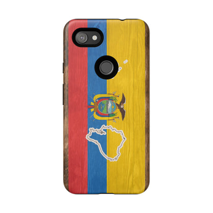 Ecuador Flag Phone Map Case Protective Tough Cover Flag of Ecuador Samsung Ecuadorian Pride Hard Plastic Back Ecuadorian Flag Cover