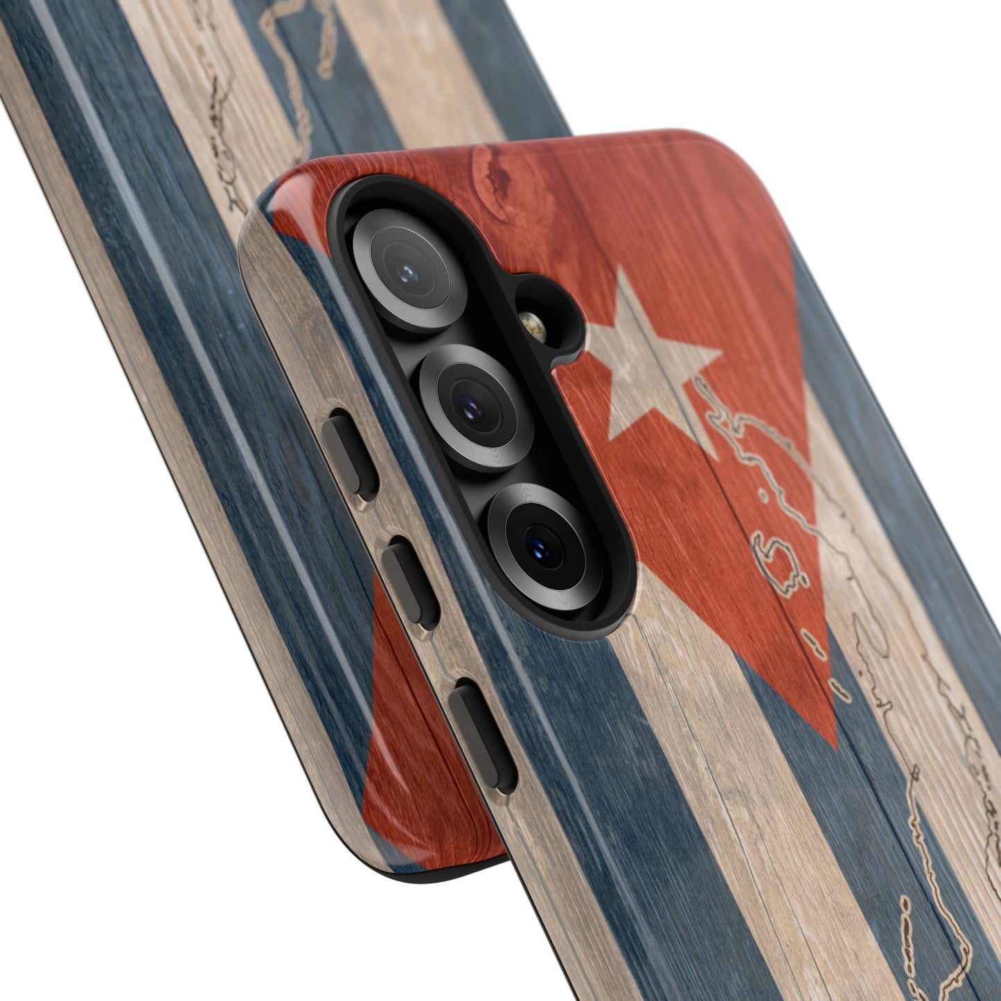 Phone Case Cuban Flag iPhone Case Protective Tough Cover Flag of Cuba Samsung Galaxy Cuban Pride Huawei P40 Lite Hard Plastic Back