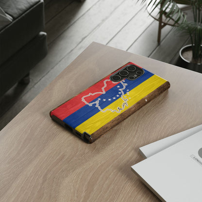 Venezuela Flag Phone Map Case Protective Tough Cover Flag of Venezuela Samsung Venezuelan Pride Hard Plastic Back Venezuela Map Cover
