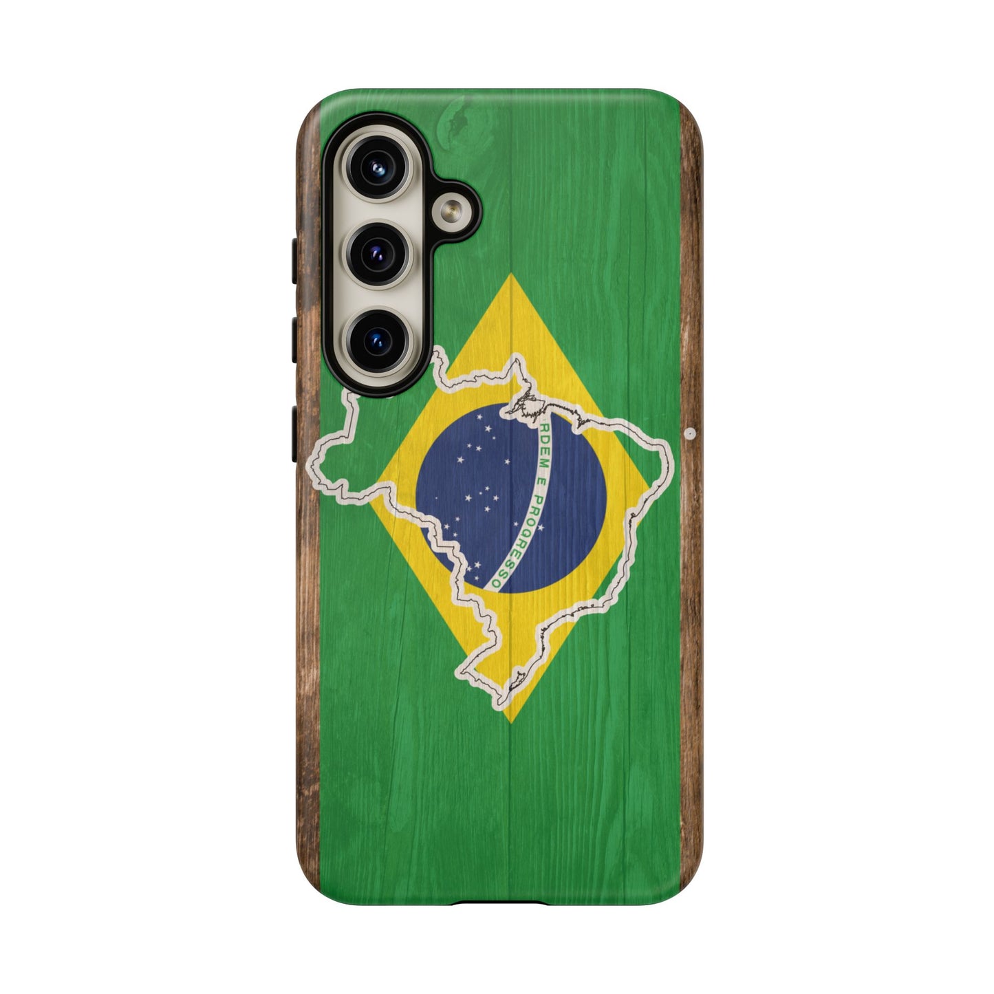 Brazil Flag Phone Map Case Protective Tough Cover Flag of Brazil Samsung Brazilian Pride Hard Plastic Back Brazil Flag Cover