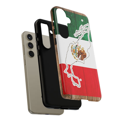 Phone Case, Mexican Flag Tough Case, Patriotic Mexico Phone Cover, Rugged Phone Protector, National Flag Phone Sleeve, Cinco de Mayo Gift