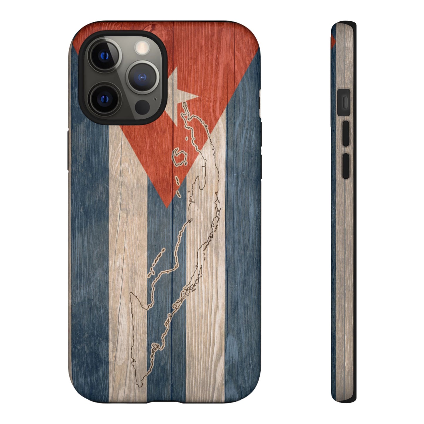 Phone Case Cuban Flag iPhone Case Protective Tough Cover Flag of Cuba Samsung Galaxy Cuban Pride Huawei P40 Lite Hard Plastic Back