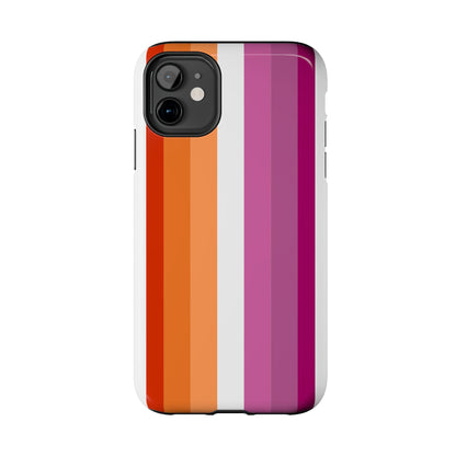 Lesbian Flag tough Impact-Resistant Phone Case