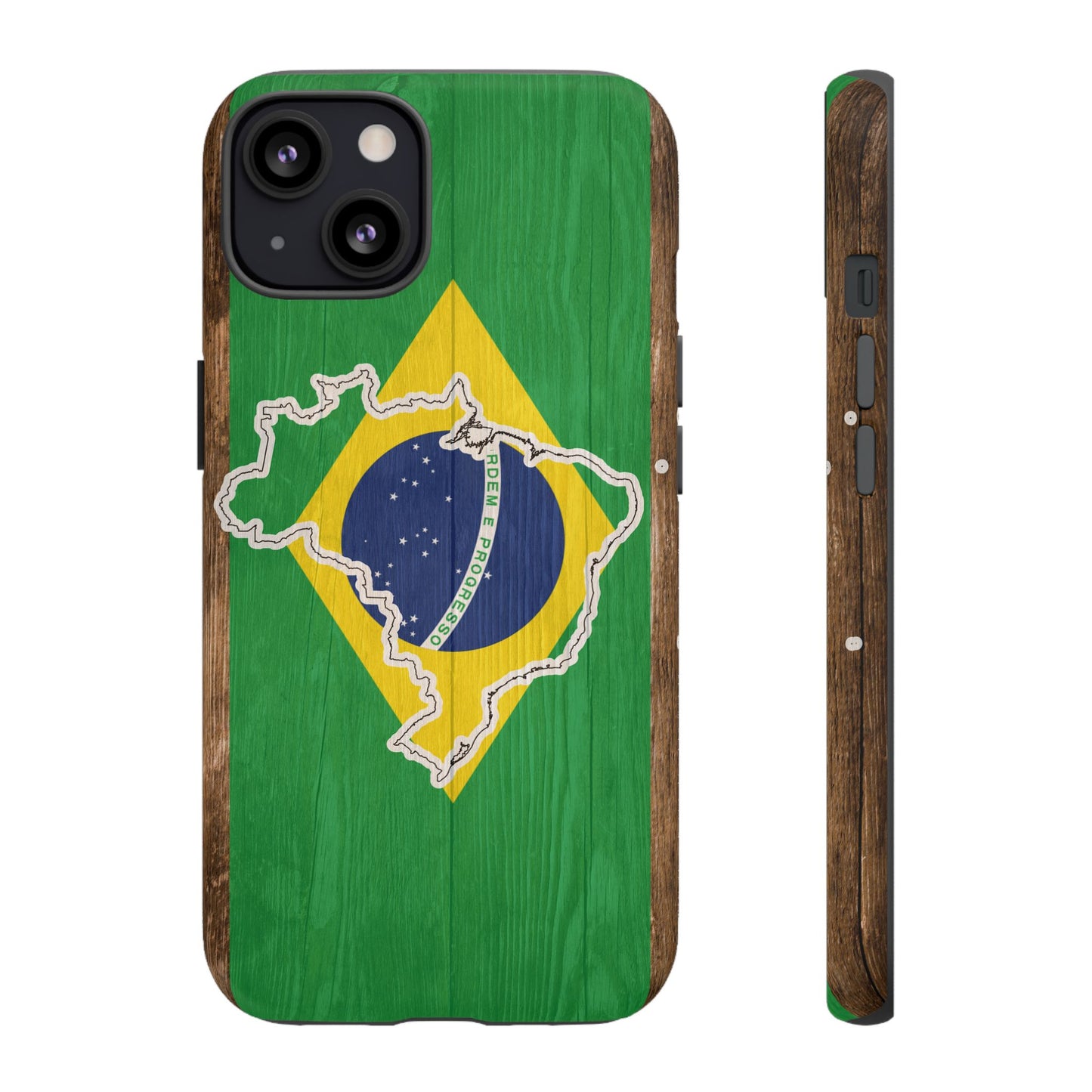 Brazil Flag Phone Map Case Protective Tough Cover Flag of Brazil Samsung Brazilian Pride Hard Plastic Back Brazil Flag Cover