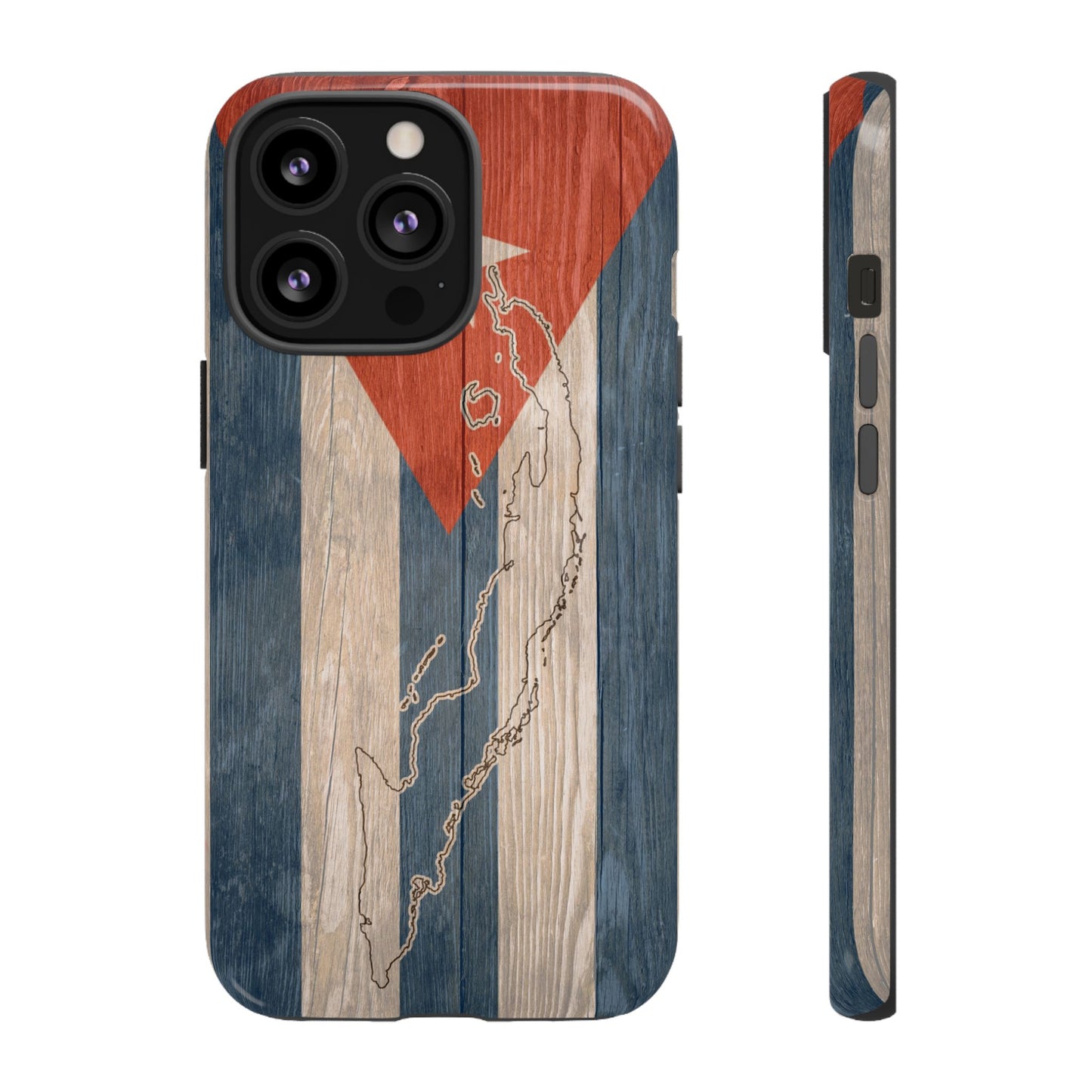 Phone Case Cuban Flag iPhone Case Protective Tough Cover Flag of Cuba Samsung Galaxy Cuban Pride Huawei P40 Lite Hard Plastic Back