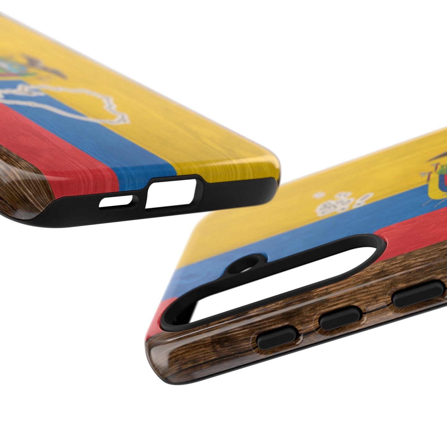 Ecuador Flag Phone Map Case Protective Tough Cover Flag of Ecuador Samsung Ecuadorian Pride Hard Plastic Back Ecuadorian Flag Cover