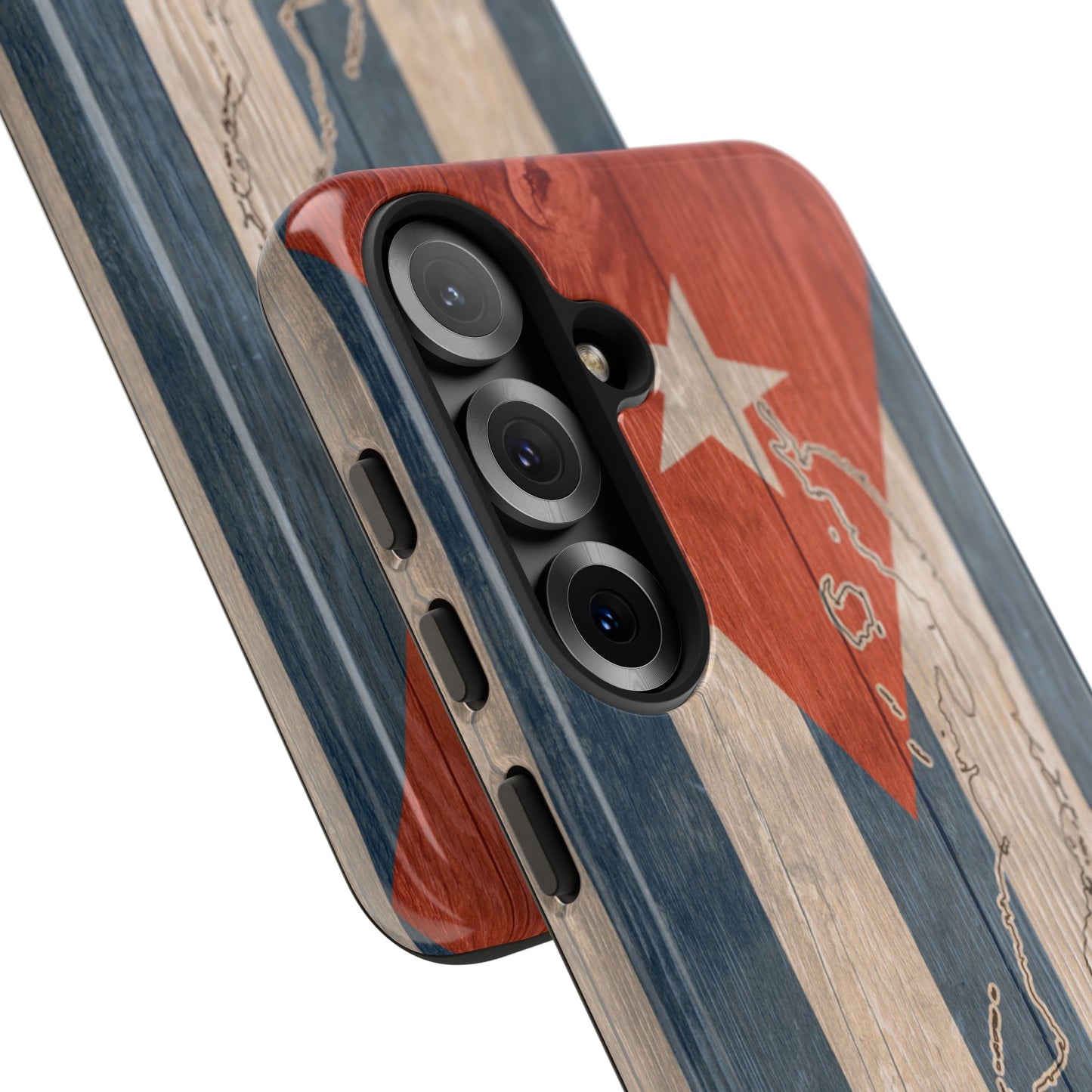 Phone Case Cuban Flag iPhone Case Protective Tough Cover Flag of Cuba Samsung Galaxy Cuban Pride Huawei P40 Lite Hard Plastic Back
