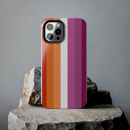 Lesbian Flag tough Impact-Resistant Phone Case