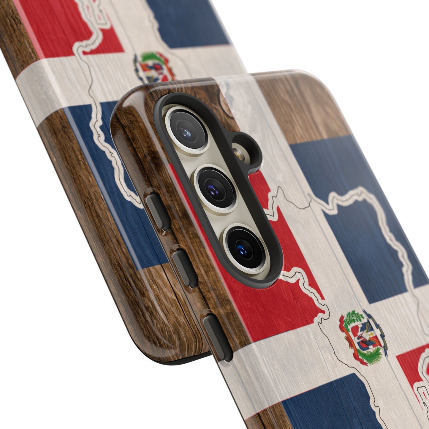 Dominican Republic Flag Phone Map Case Protective Tough Cover Flag of Dominican Pride Hard Plastic Back DR Flag Cover Dominicana