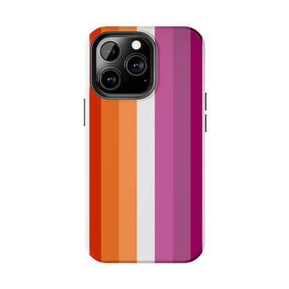 Lesbian Flag tough Impact-Resistant Phone Case