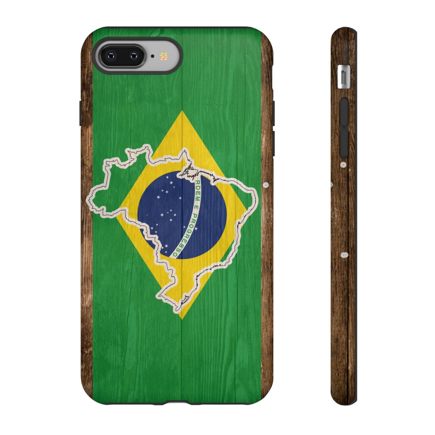 Brazil Flag Phone Map Case Protective Tough Cover Flag of Brazil Samsung Brazilian Pride Hard Plastic Back Brazil Flag Cover