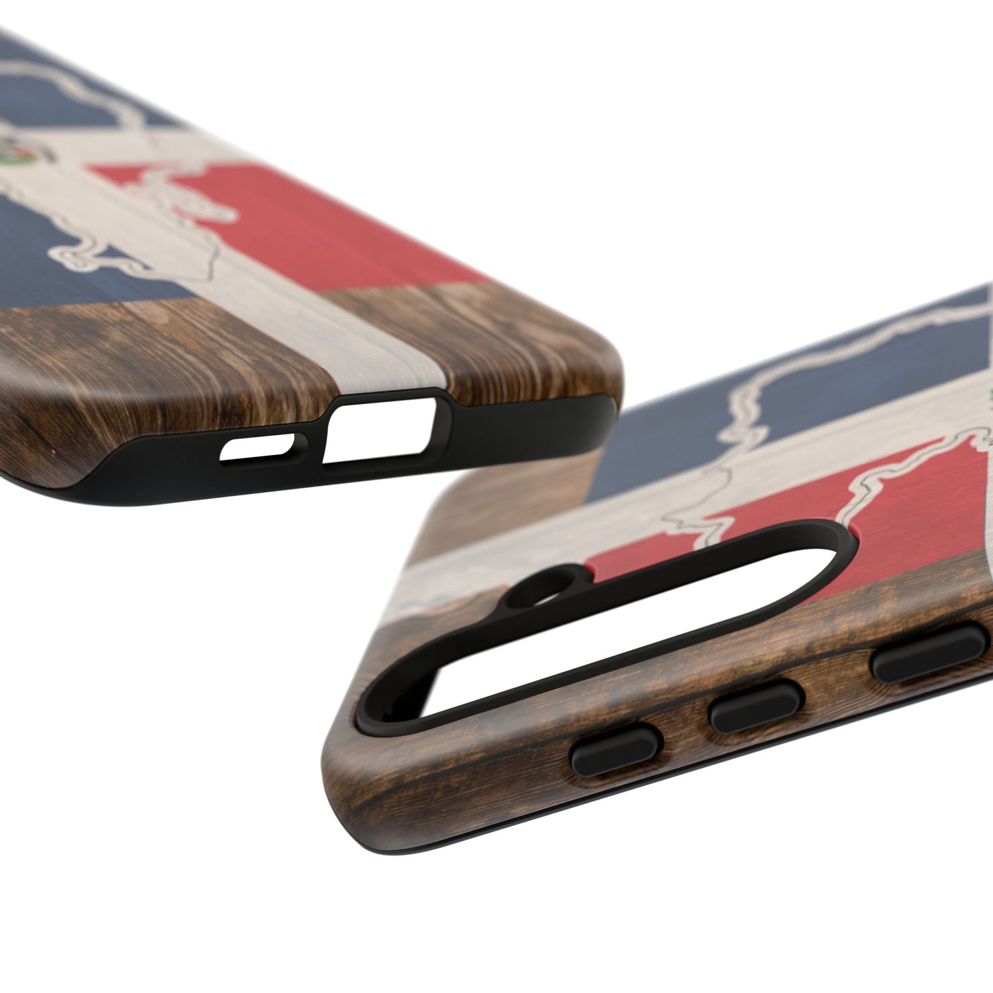 Dominican Republic Flag Phone Map Case Protective Tough Cover Flag of Dominican Pride Hard Plastic Back DR Flag Cover Dominicana