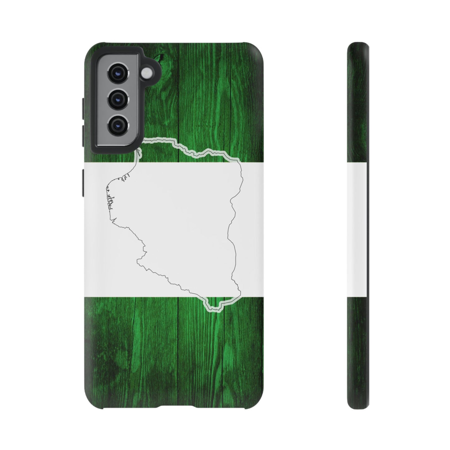 Nigeria Flag Phone Case, African Nation Protective Cover, Nigeria Pride Accessory, Tough Phone Case for Patriots, Nigerian Flag Mobile Case